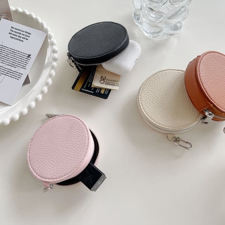 小銭入れ レザー コイン/お札/Airpods/イヤホンなど収納 可愛いシンプル airpodsケース  頑丈 ギフトにおすすめ[M3108]