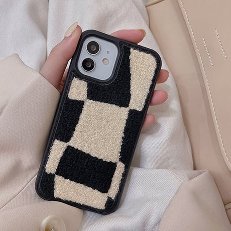 秋冬向け iphone13pro/13ケース  シンプル風 iphone11/12proカバー  幾何学模様 M988
