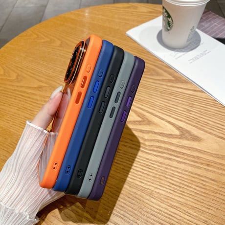 ナチュラルチタン iPhone15pro/15promaxケース ブラックチタン Magsafe対応 iPhone14/13proカバー  高級感 耐久性耐衝撃[M3571]