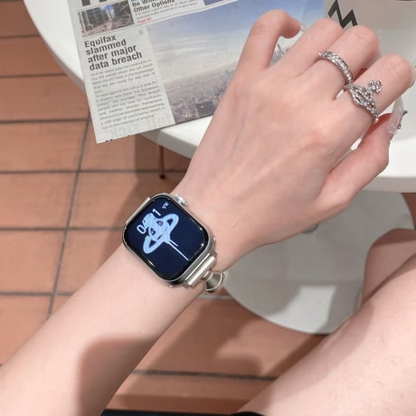 金属 Apple watch Series10バンド おしゃれ アップルウォッチバンド Ultra series8 7 6 5 4  3 2 SE SE2 高品質高級感[M5115]