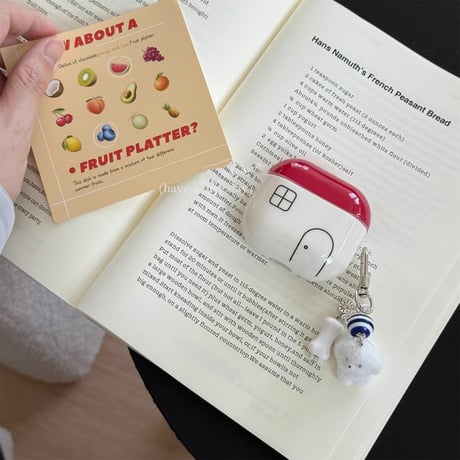 可愛すぎ Airpods4ケース 家 犬ちゃんキーホルダー エアポッズ3/Pro2ケース airpodspro2カバー 丈夫 ギフトにおすすめ[M5393]