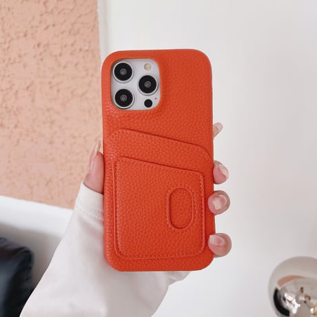 ICカード入れ2個 iPhone14/15proケース レザー高級感アイフォン13/12proカバー 男女向け 高品質 ギフトにおすすめ[M2901]