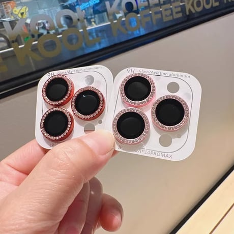 ダイヤレンズカバー iPhone17/17Proシリーズ 16/16proシリーズカメラレンズフィルム アイフォン15pro/14/13 おしゃれ キラキラ[M4931]