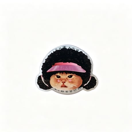 猫ちゃん マグネット式 スマホリング 磁石グリップスタンド 便利 かわいい ギフトに最適 [M6340]