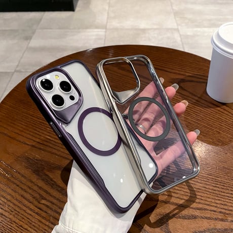 カッコイイ iPhone15Pro/15promaxケース シンプル 高級感  iPhone14promax/13pro/12カバー 耐衝撃 グリップ性 持ちやすい  [M4097]