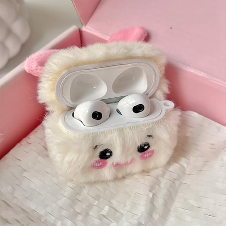 豚 Airpods４ケース ふもふも Airpods3/pro2カバー 可愛すぎる ギフトにおすすめ [M4971]