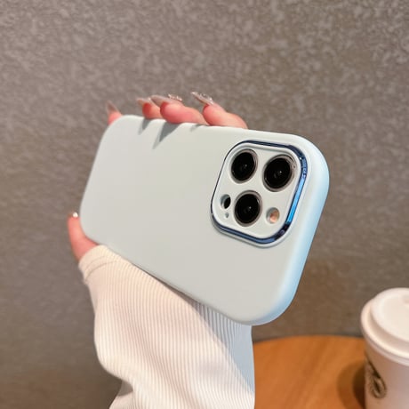シンプル無地 iPhone15/15plus/15proケース 指紋防止 アイフォン14/13/SEカバー 淡色系 使いやすい [M3963]