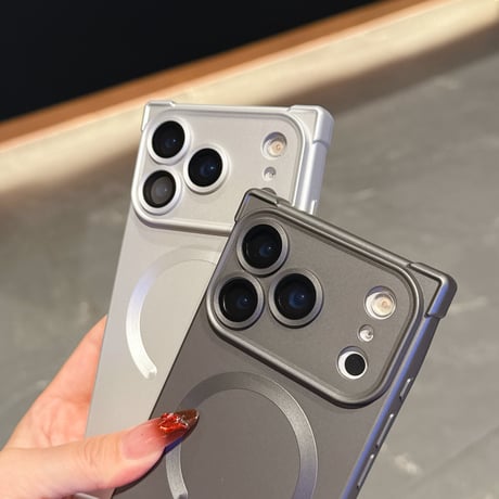 スクエア iPhone17Pro/17Promaxケース Magsafe充電 iPhone17/17Airカバー 四角耐衝撃 カッコイイ [M5659]