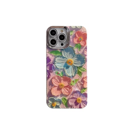 花柄 アイフォン15/15proケース 春夏コーデ iphone14pro/13/12promaxカバー キラキラ  人気 可愛い[M4108]