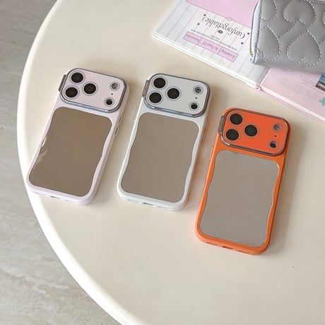 ミラー iPhone17Promax/17プロケース カメラカバー付き iPhone16Pro/15/14ケース 淡色系 頑丈 人気品[M6071]