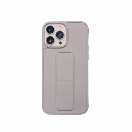 スタンド付 iphone14/13promaxケース 持ち手 iphone12/11proカバー  シンプル風 持ちやすい 頑丈[M2136]
