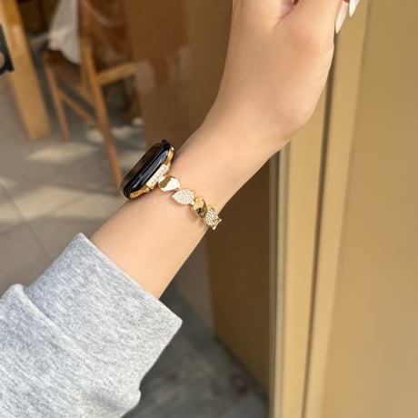 ダイヤメタル  AppleWatchバンド オシャレシック AppleWatchベルト Series 11/10/9/8 SE3/2  Ultra3/2/1 高級感高品質[M6269]