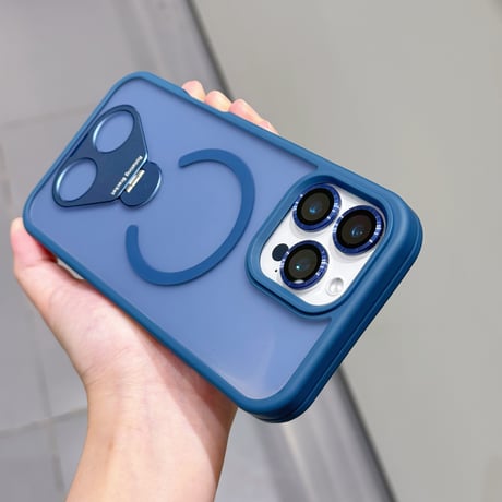 スタンドリング付 iPhone16promax/16eケース Magsafe充電 耐衝撃 iPhone15pro/14plus/13カバー 指紋防止 マット [M5486]