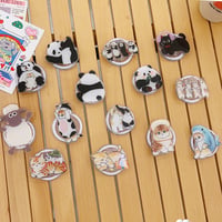 Panda Catスマホグリップ マグセーフ式 折り畳み式グリップトーク パンダ 卓上スタンド機能付き 耐久性あり ギフトに最適[M3749]