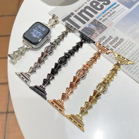 金属 Apple watch Series10バンド おしゃれ アップルウォッチバンド Ultra series8 7 6 5 4  3 2 SE SE2 高品質高級感[M5115]