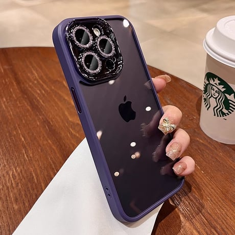 大人気 iPhone16pro/16plusケース キラキラカメラカバー 黄ばまない  iphone15pro/14/13/12proケース 丈夫 シック[M3861]