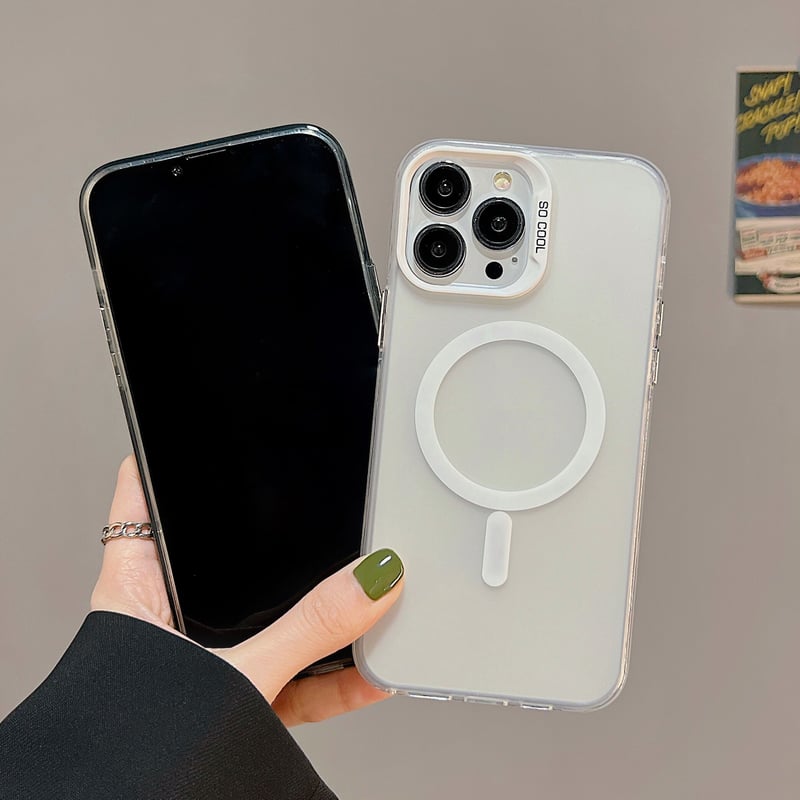magsafe対応シンプル iPhone14/14proケース 指紋付かない magsafe対応シンプル iPhone14/14proケース 指紋付かない
