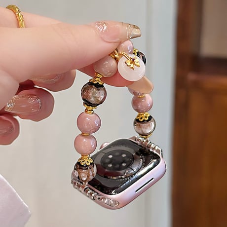 瑠璃グリポワ Apple watch10/9 バンド Ultra series8 7 6 5 4  3 2 SE SE2 オシャレアップルウォッチベルト おしゃれ 高級感[M5290]