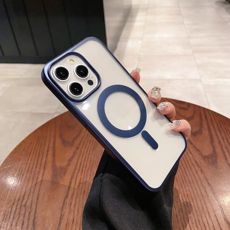 MagSafe対応iPhone15pro/15promaxケース ナチュラル/ブラック/ブルー/ホワイトチタニウム iPhone15/15plusケース  高品質 丈夫[M3598]