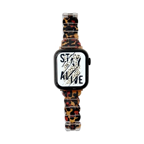 ヒョウ柄 Apple watch10/9 バンド Ultra series8 7 6 5 4  3 2 SE SE2 オシャレアップルウォッチベルト アニマル柄 高級感[M5122]