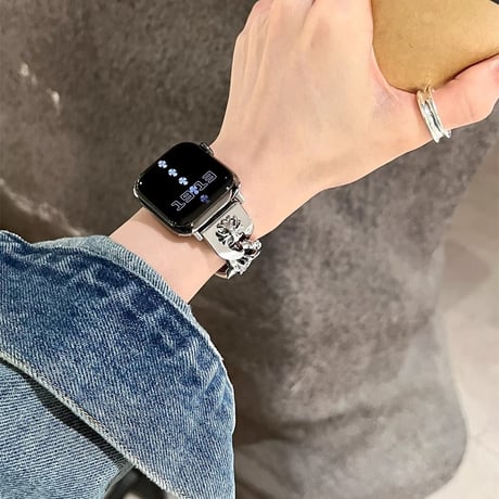 Apple watch series10/9  バンド オシャレ アップルウォッチseries 8 7 6 5 4 3 2 SE Ultra  トレンドファッション 高級感たっぷり[M4595]