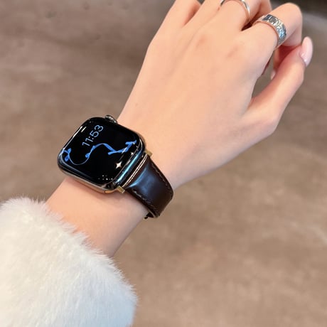 マグネット式バックル  AppleWatchベルト レザー調 艶感 AppleWatchバンド Series 12/11/10/9/8 SE Ultra4/3/2 高級感エレガント[M6726]