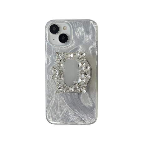 ジュエリーグリップ iPhone15Pro/15ケース magsafe対応 iPhone14pro/13/12proケース オシャレ 多機能[M4452]