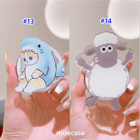 Panda Catスマホグリップ マグセーフ式 折り畳み式グリップトーク パンダ 卓上スタンド機能付き 耐久性あり ギフトに最適[M3749]