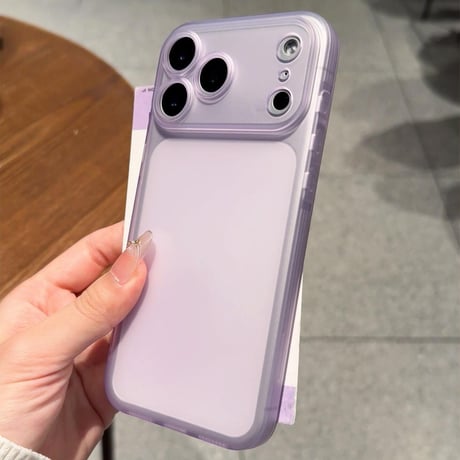 指紋防止 iPhone17Pro/17ケース マット仕上げ  iPhone17ProMax/Air/16Proケース 半透明 軽量 カメラカバー [M5981]