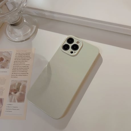 くすみカラー iPhone14/15ケース 韓国風淡色 アイフォン13/12/11カバー 上品で大人っぽい シンプル 全面保護 [M2912]