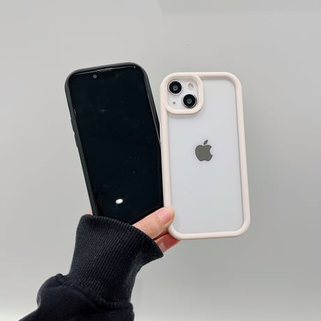 シンプル  iPhone15/15Proケース 頑丈耐衝撃 iPhone14/13/12proケース 黄ばまない 耐久性あり[M3900]