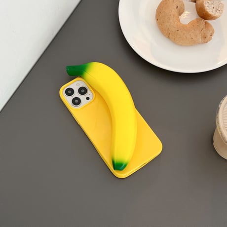 バナナ iphone16/15proケース ストレス解消 iphone14/13/12/SE3/11proカバー 面白い 可愛い プレゼントにおすすめ [M1924]