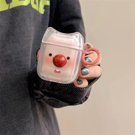 Airpods第四世代ケース 可愛い動物 AirpodsPro2ケース airpods3カバー お揃い ギフトにおすすめ 丈夫 [M5051]