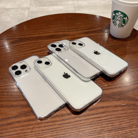高透明 iPhone15/14ケース 薄い 軽いiPhone13/12proハードカバー  黄ばみにくい 頑丈 レンズカバー付 シンプル[M2813]