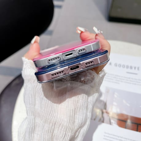 シェル風 iPhone15Pro/15カバー キラキラ iPhone14/13Proカバー 綺麗 ガールズに大人気[M4259]