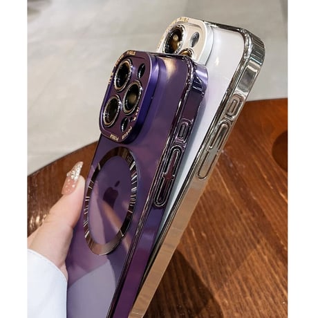 カメラ保護 iPhone16Pro/15ProMaxケース 高級感耐衝撃 MagSafe対応 クリアiPhone14/13Proカバー 耐久性 頑丈 高透明感[M3577]