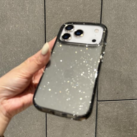 キラキラ iPhone17/16Proケース 透明 iPhone15plus/14pro/13カバー シンプル風 軽量 取り外しが簡単[M4923]