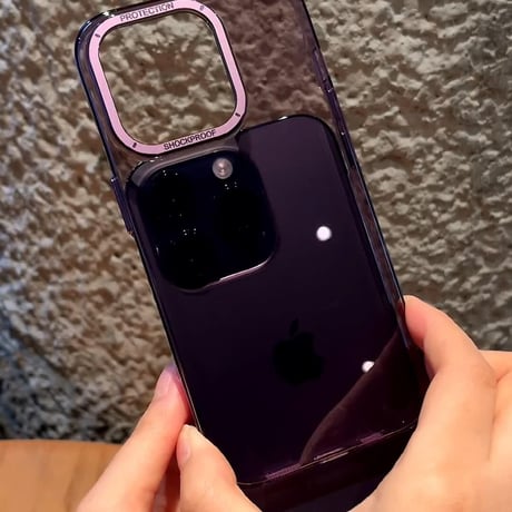 高透明感黄ばまない iPhone14pro/14promaxケース ハード iphone13/13promaxカバー  薄型  金属カメラ枠/ボタン 頑丈[M2313]