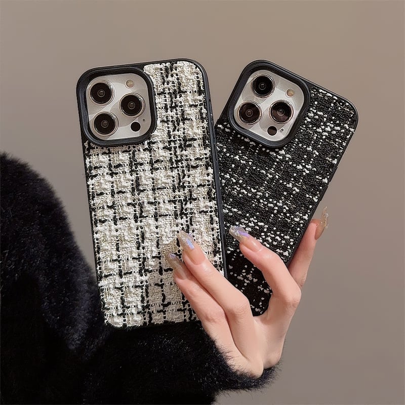 セレブ愛用ニット iPhone15/15proケース トレンド感 iPhone14Pro