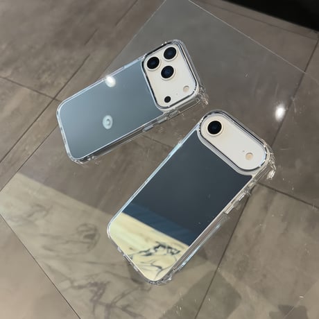 ミラー iPhone17Pro/17Airケース オシャレ 鏡面 iPhone16Pro/15promax/14カバー シンプル 丈夫 [M5551]