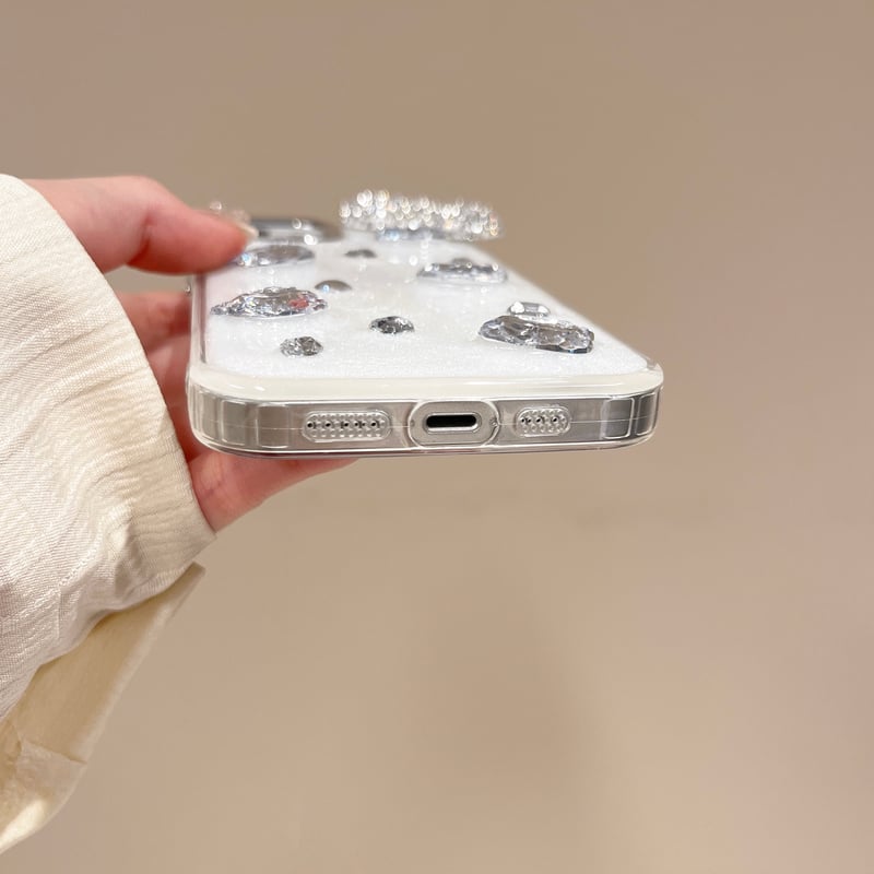 Dairich リボン付きiPhoneケースライトブルー iPhone16