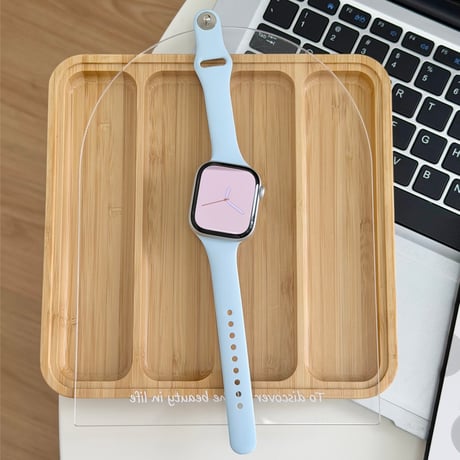 シリコン AppleWatchバンド シンプル風 シック Series11/10/9 Ultra series8 7 6 5  SE アップルウォッチベルト 使いやすい[M6511]