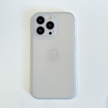 高品質指紋防止 iPhone14/14proケース 黄ばまない アイフォン13/12proカバー  半透明 マット 全面保護 シンプル薄型 [M3190]