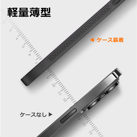 放熱 iPhone15Pro/15ProMaxケース メッシュケース カメラレンズ保護 iPhone14/13/12proカバー 耐衝撃 指紋防止  薄型軽量 [M3569]