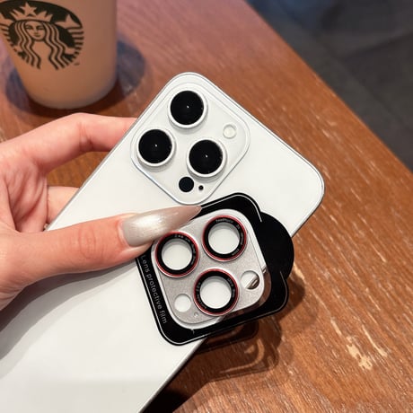 頑丈 レンズ保護カバー iPhone16/16Pro/16plus/16promax カメラレンズフィルム 耐久性ある 保護力高い[M5407]