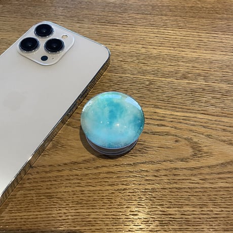大理石調 ガラス スマホグリップスタンド  かわいいオシャレ 粘着タイプ 個性ファッション 全機種対応 ギフトにおすすめ[M2600]