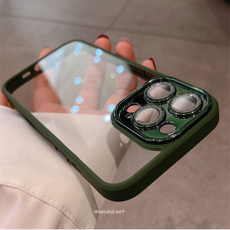 【iPhone15対応】耐衝撃高透明iPhone14promaxケース  キラキラカメラレンズ保護フィルム付き 高級感 頑丈[M2254]