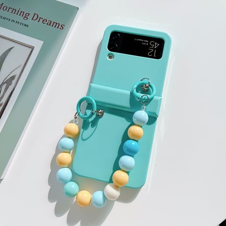 Galaxy z flip3 ケース  ストラップ おしゃれ ギャラクシーzフリップ3  5Gカバー 持ち手あり  高品質 頑丈[M1858]