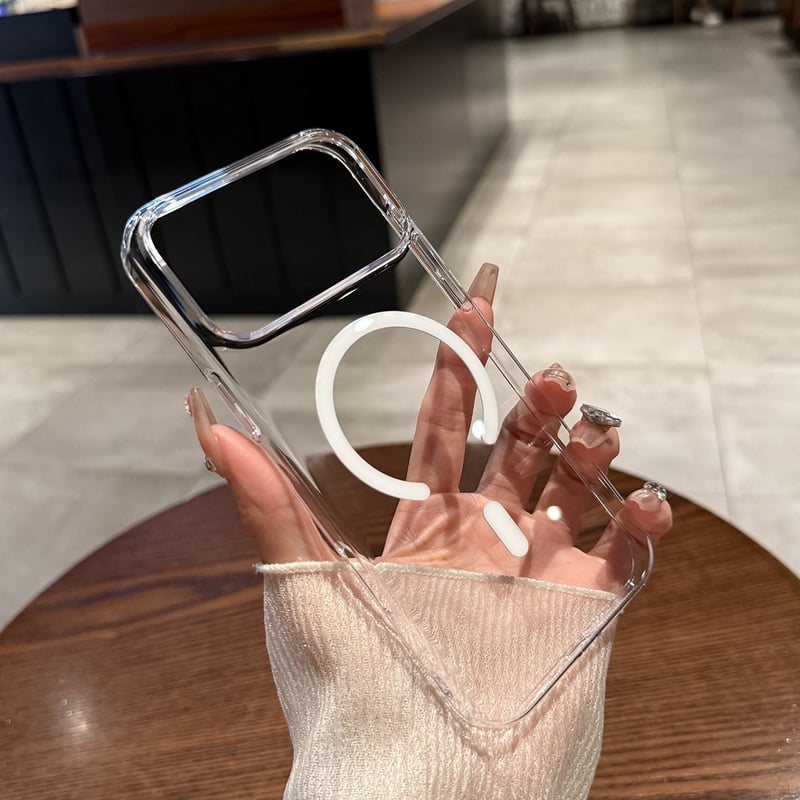 クリア iPhone17/17proケース MagSafe対応 黄ばまない 薄型 iPhone