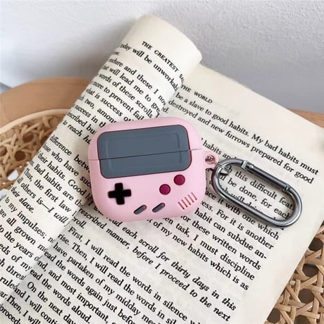 ゲーム機 Airpods４/３ケース  丈夫 AirpodsPro2/Pro1カバー 可愛い  カラビナ付 プレゼントにおすすめ 取り外しが簡単[M4803]